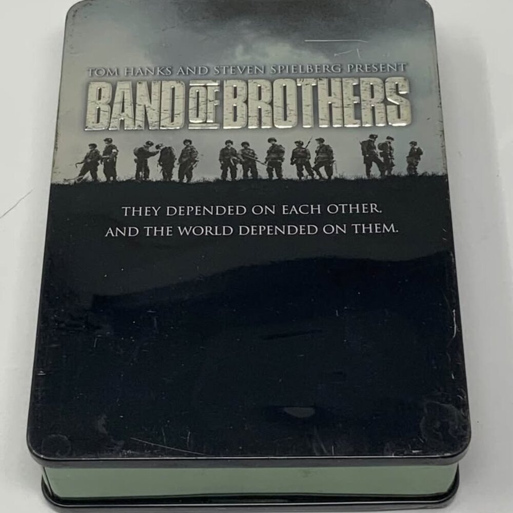 Band of Brothers (DVD, 2002) 6-Disc Set HBO Complete Series Steel book Tin Case